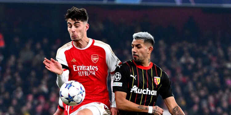 Ligue des Champions (5ème j.) : Arsenal gifle RC Lens et assure de finir leader du groupe B