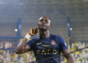 Sadio Mané après son but contre Al-Ettifaq en Coupe du Roi d’Arabie saoudite