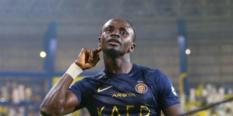 Sadio Mané après son but contre Al-Ettifaq en Coupe du Roi d’Arabie saoudite