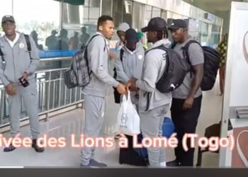 Equipe nationale : Les images de l’arrivée des Lions à Lomé