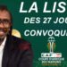 CAN CÔTE D’IVOIRE 2023 : ALIOU CISSE PUBLIE LA LISTE DES 27 JOUEURS CONVOQUES