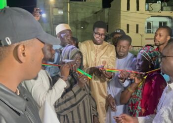 Inauguration terrain feu Samba Cissé
