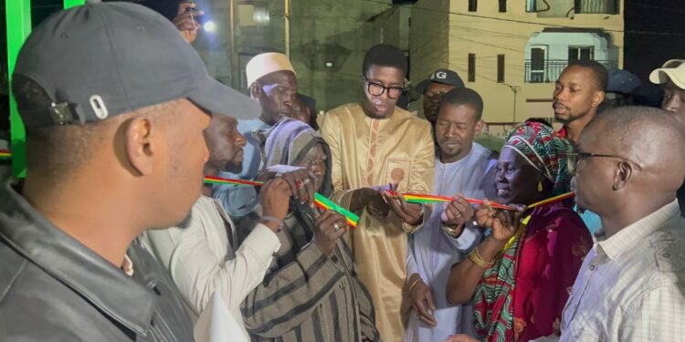 Inauguration terrain feu Samba Cissé