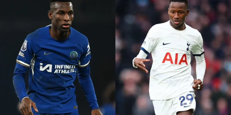 Chelsea vs Tottenham Pape Sarr