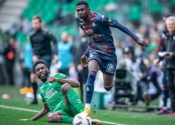 St Etienne vs Metz lamine caramara